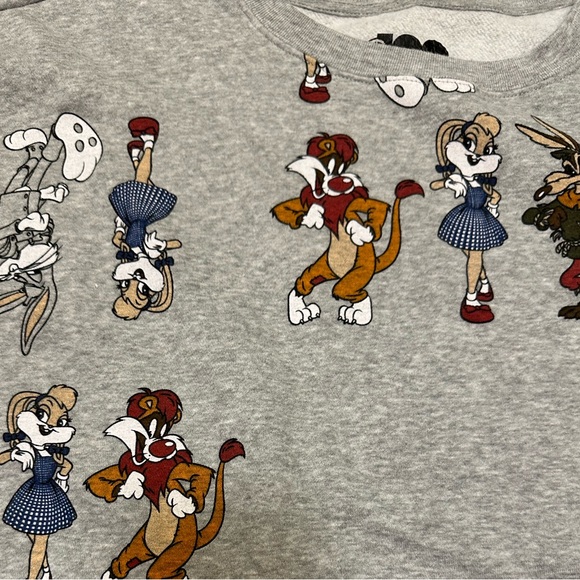 Warner Bros. Bugs Bunny & Friends Celebrating Every Story Fleece Sweatshirt. 3XL - Picture 2 of 14